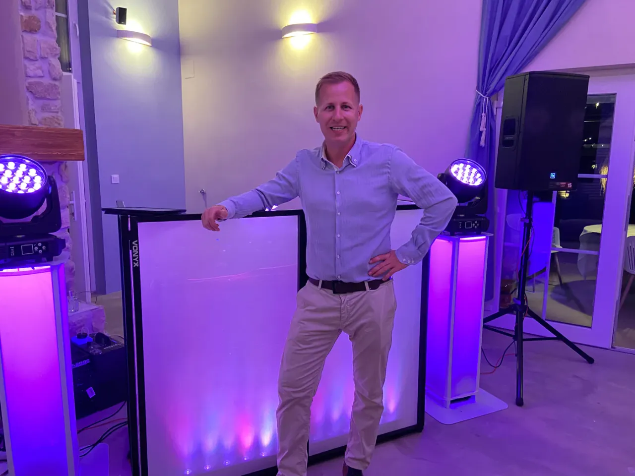 Acsády Balázs és a rendezvénytechnika